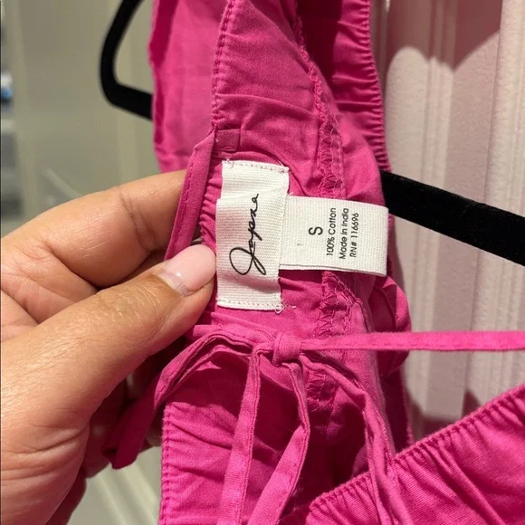 Pink Ruffled cotton two piece - Picture 4 of 8